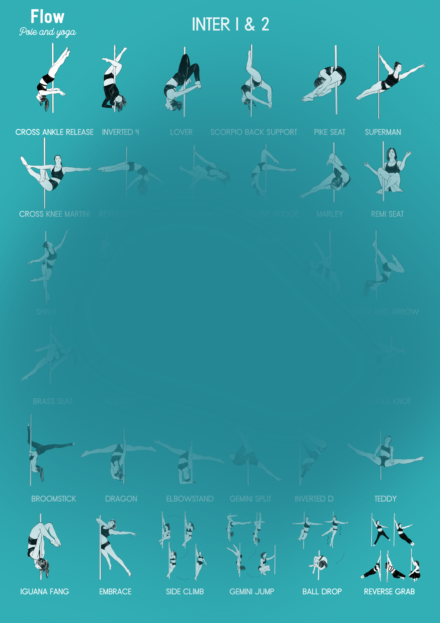 Pole dance - inter 1 & 2