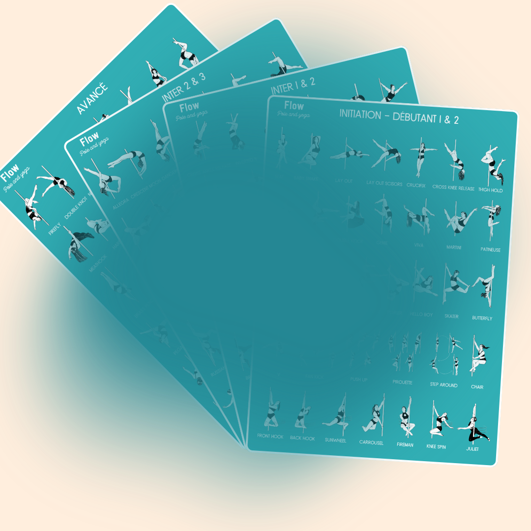 Pack affiches pole dance
