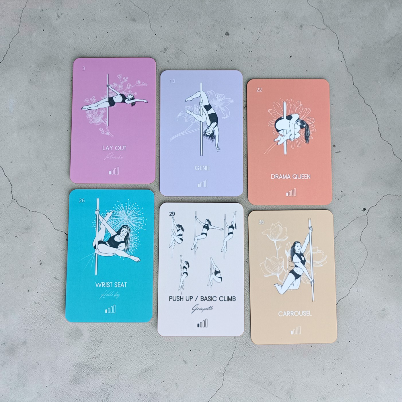 Beginner pole dance deck
